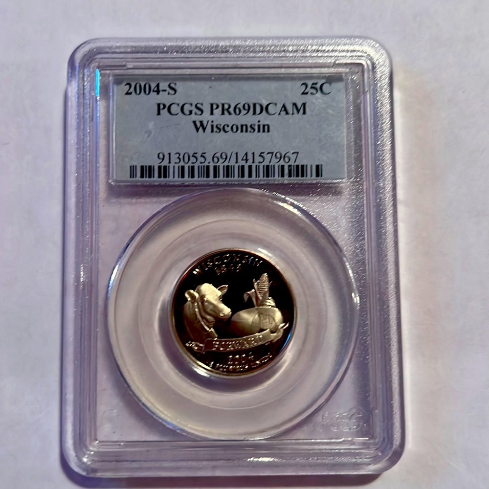 2004-S Wisconsin 25c